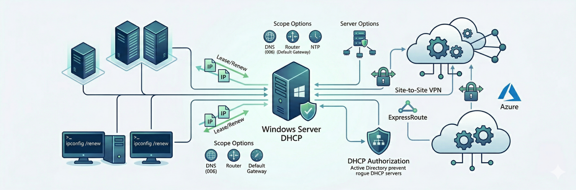 Windows Server DHCP Rehberi
